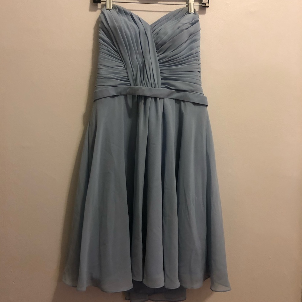 Short strapless Bridesmaid Dress